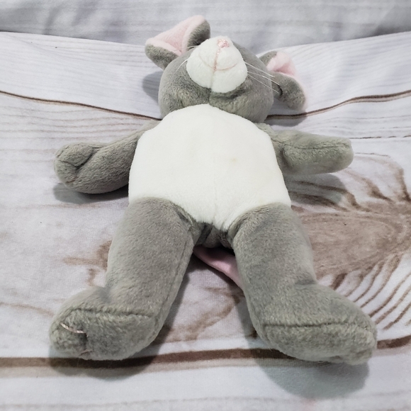 Mary Meyer Gray Mouse Beanbag Plush Stuffed Toy Yankee Candle 8 Inch 1998 Snuffy - Picture 3 of 6